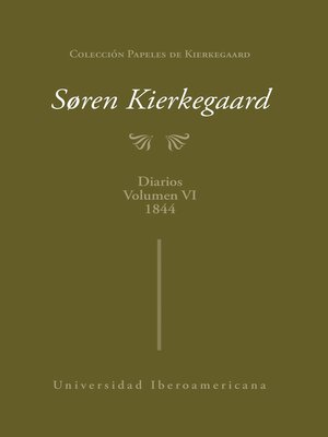 cover image of Diarios Volumen VI 1844